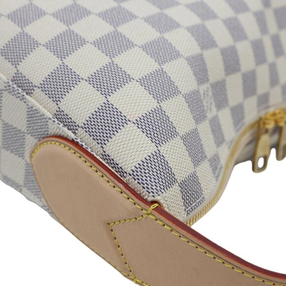 Louis Vuitton Slouchy PM Damier Azur Hobo Bag Rose Ballerine - Picture 6 of 13